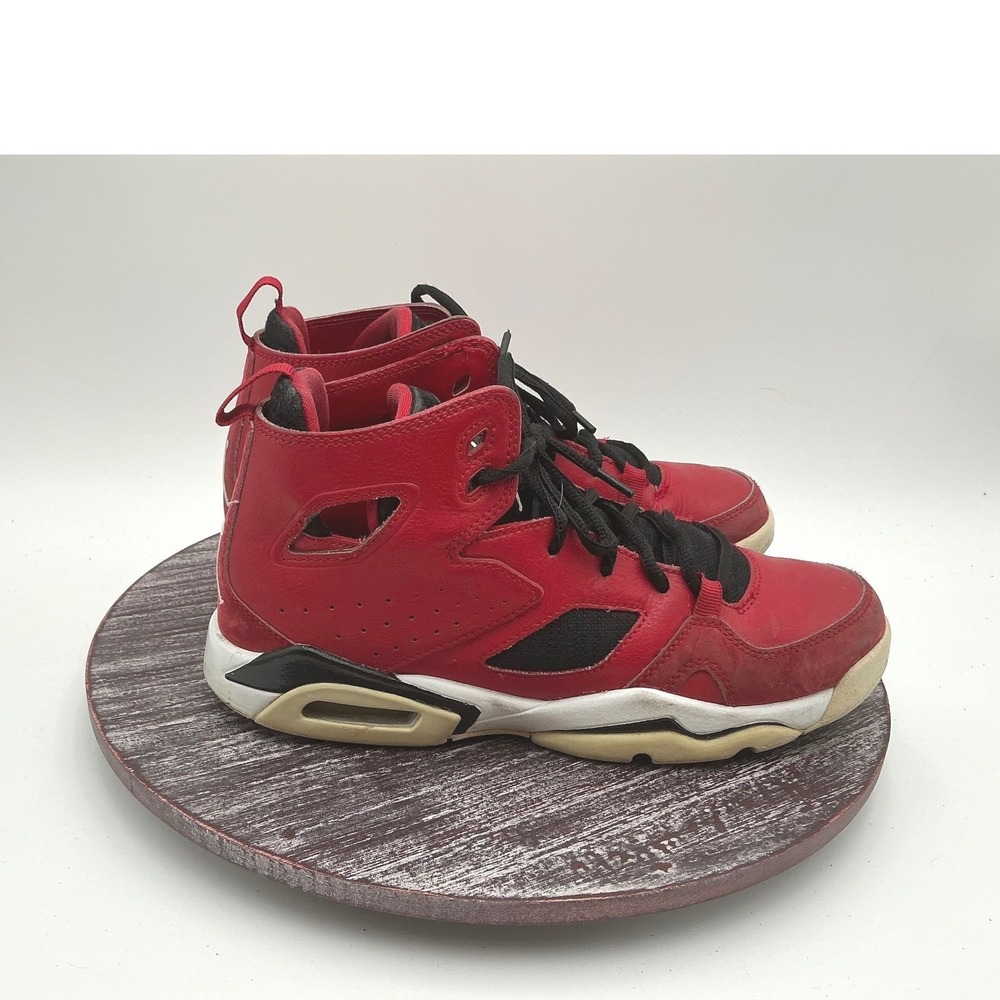 Air Jordan Sneakers Boys 5Y Fight Club 91 Basketball Lace Up 555472-600 Red
